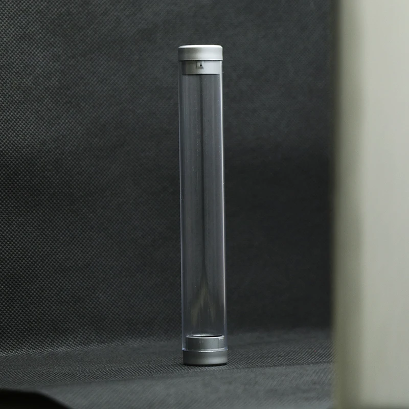 1 шт. Прозрачный чехол для ручки цилиндрической формы коробка хранения авторучек