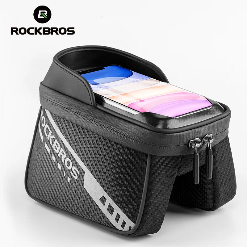 ROCKBROS Bike Phone Mount Bag Sensitive Touch Screen