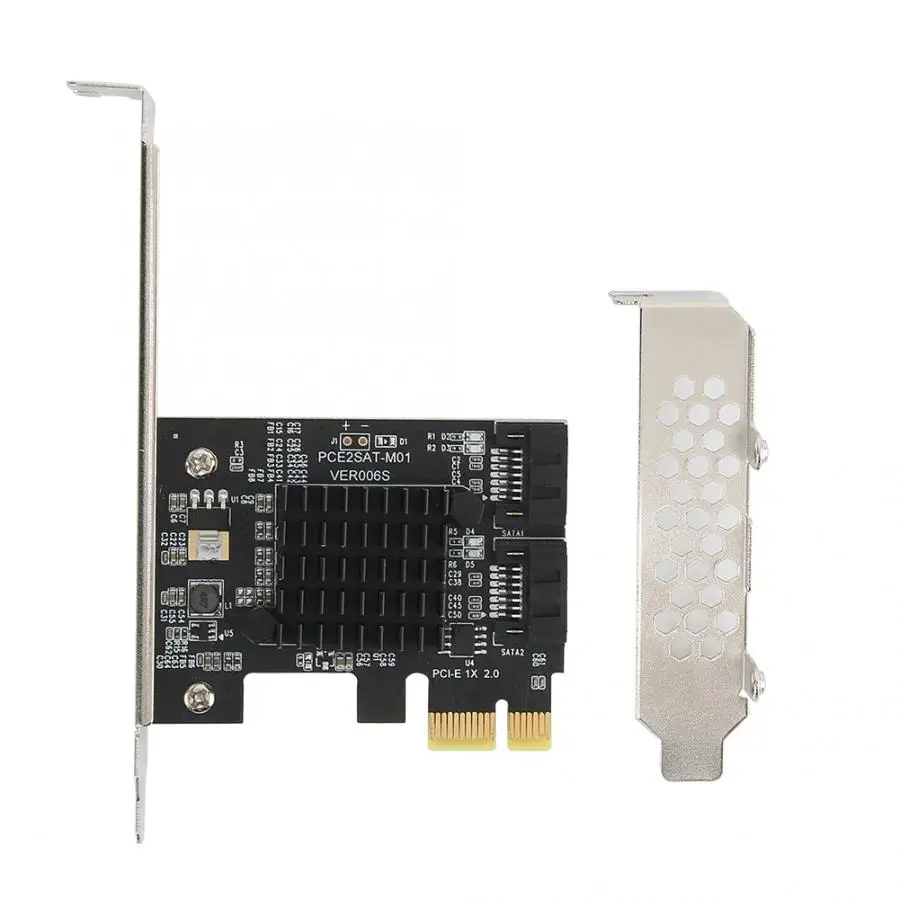 PCI-E на 2 порта SATA 3,0 Плата расширения PCI Express SATA адаптер Поддержка AHCI1.0 IDE Режим карты памяти
