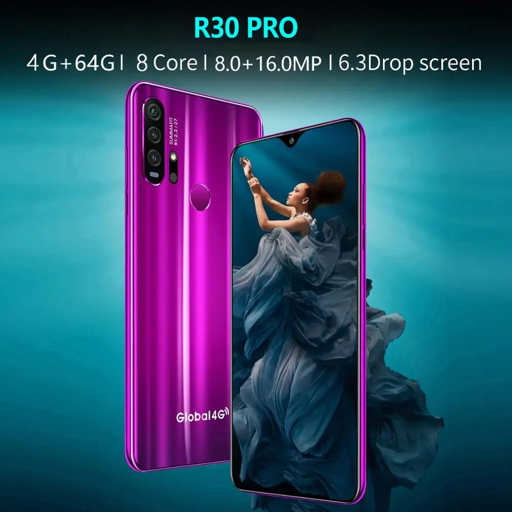 SOYES R30 Pro Android Mobile Phones 4G LTE 6.3inch