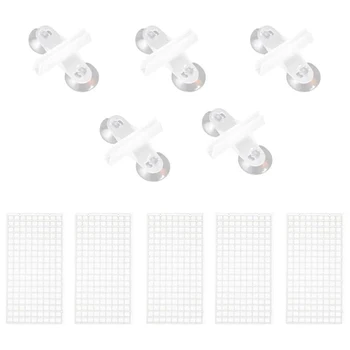

10 Pcs Aquarium Tank Grid Separation Board Fish Tank Insulation Divider Filter Tray Board 8 Aquarium Divider Suction Cup