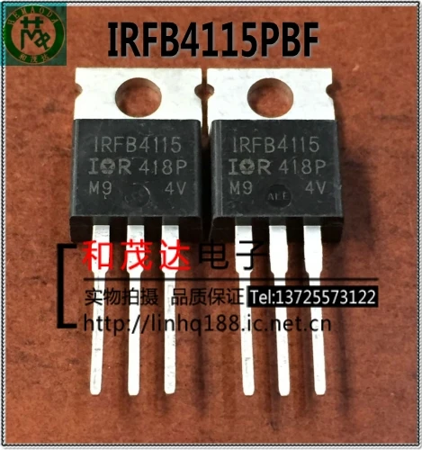 Новый и оригинальный IRFB4115 150V 104A IRFB4115PBF TO-220F