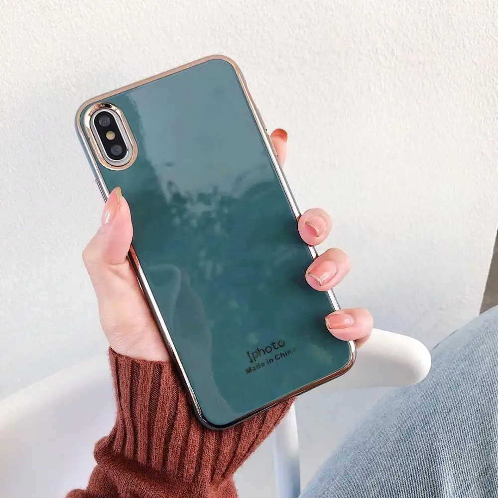 6D Carve Роскошный чехол для телефона iPhone 8 7 6S 6 Plus, чехол для iPhone X XR 11 Pro XS Max, Мягкий Силиконовый Модный чехол для девочки - Цвет: Blue