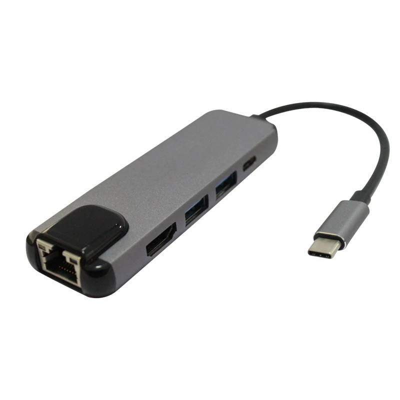 Для компьютера Apple Тип HDMI Five-in-One 5в1 гигабитная сетевая карта концентратор 3,0 Расширение Док-станции