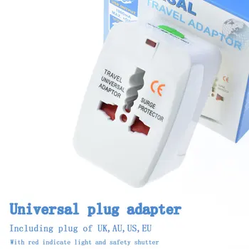 

Universal travel plug adapter four in one with EU UK AU US Power Charger Socket Adapter International Electric connector