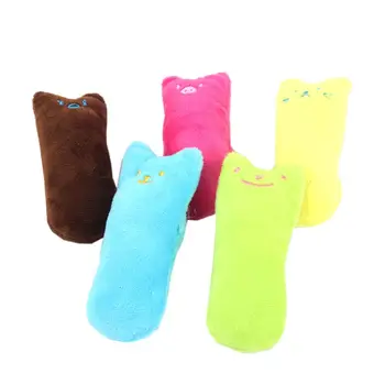 

15Pcs Cute Cartoon Thumb Clean Teeth Pillow Scratch Cat Chew Catnip Toy Teeth Grinding Soft Practical