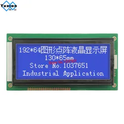 LCD Display 192x64 130*65mm 5v NT7108 blue 19264A LM19264K-4