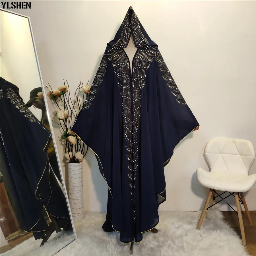 Muslim Dress African Dresses for Women Clothes Plus Size Dashiki Diamond African Dress Hijab Abayas Dubai Robe Africa Clothing 08