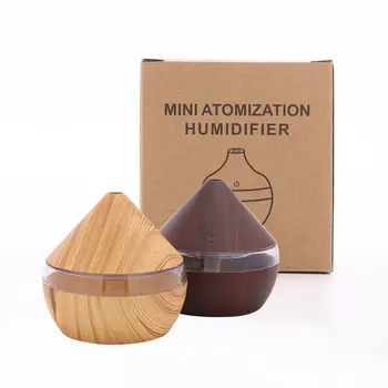 

XBH-073 Ultrasonic Aromatherapy Machine Wood Grain Humidifier Silent Home Atomized Essential Oil Diffuser