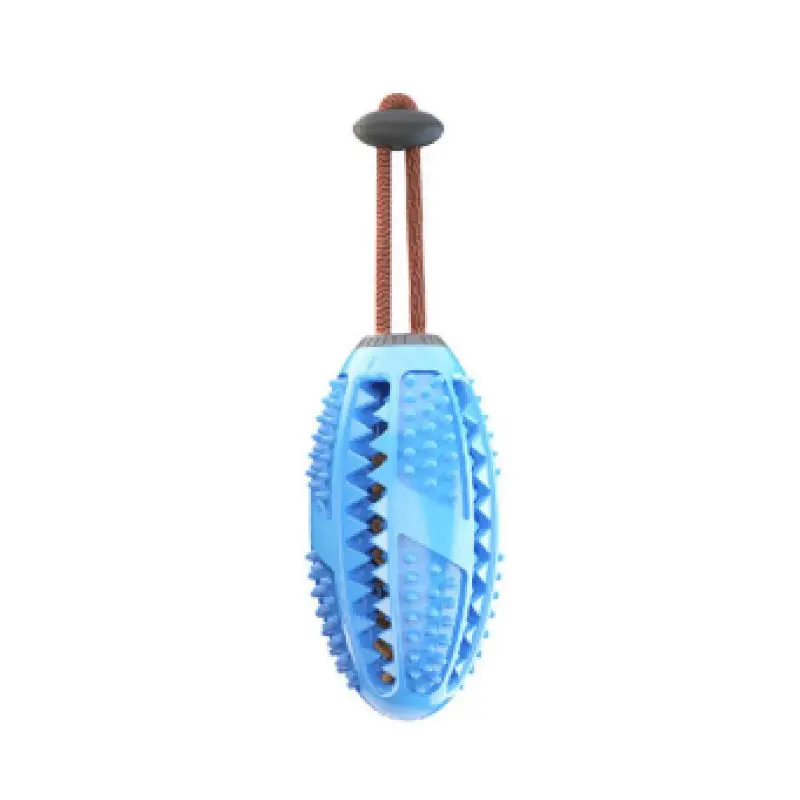 Синий Pet Tug-a-Jug выдавливание еды-дозирование резиновый пищалка неравномерный отскок пищащая игрушка для собак использование декомпрессионная эластичная - Цвет: Синий