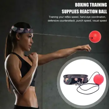 

Reflex Training In Speed Ball Reaction Punching Boxing speed reaction ball Boxing Fight Ball Tennis Ball With Head Band