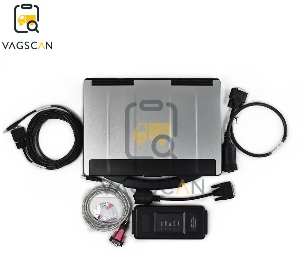

Excavator truck Diagnostic tool V2021 ET3 Communication Adapter III 317-7485 +SIS+ECM FLAS diagnostic kit +CF52/CF52 Laptop