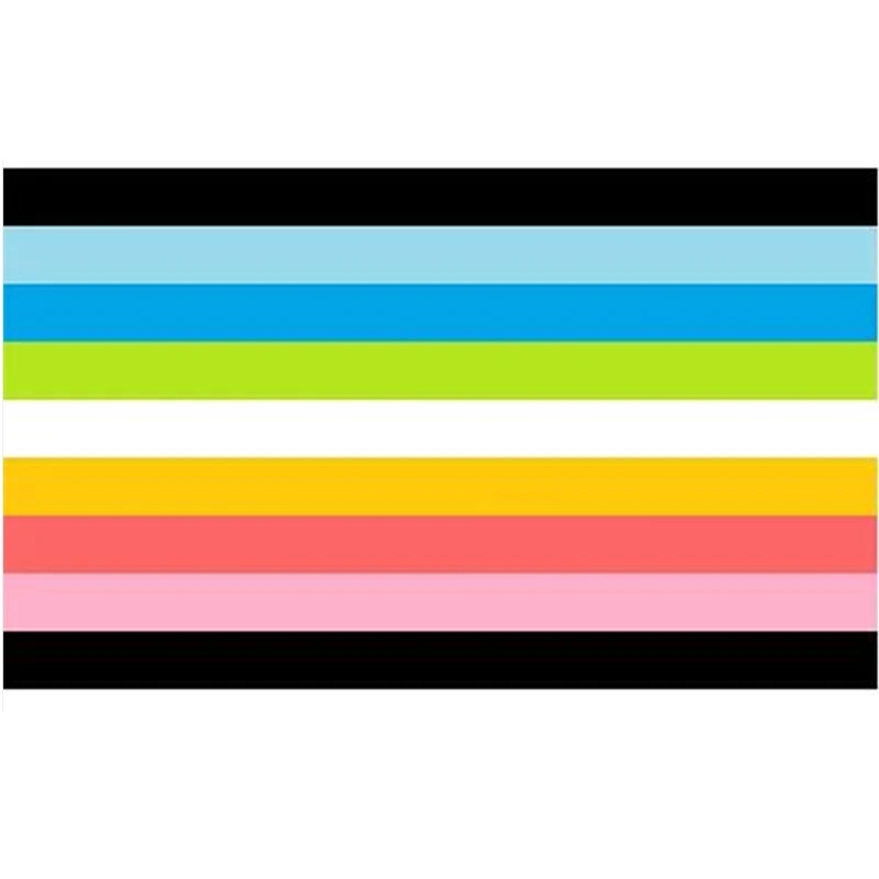 60x9 0 см/90x15 см/120x180 см ЛГБТ-флаг Queer Pride | Дом и сад