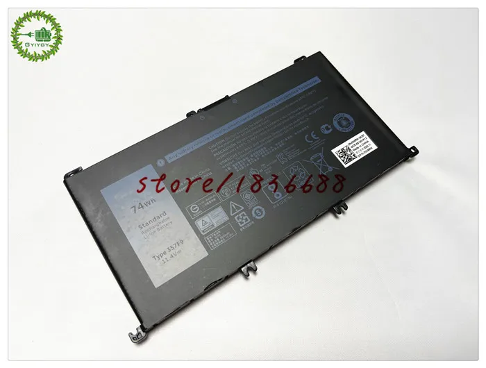 Аккумулятор GYIYGY 74Wh 357F9 для ноутбука Dell Inspiron 15 7000 7559 INS15PD серии 0GFJ6 71JF4 | Компьютеры и