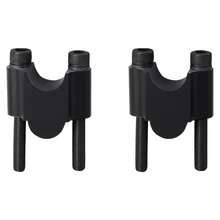 1 пара 7/" 22 мм Крепление зажим ATV скутера/мотоцикла из ручка стояк ЧПУ Алюминий сплава адаптер замена жира подъема аксессуары