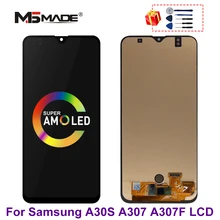 

NEW ERQI A30S Display Super AMOLED For Samsung Galaxy A30S A307F A307 A307FN LCD Touch Screen Digitizer Display Assembly Parts