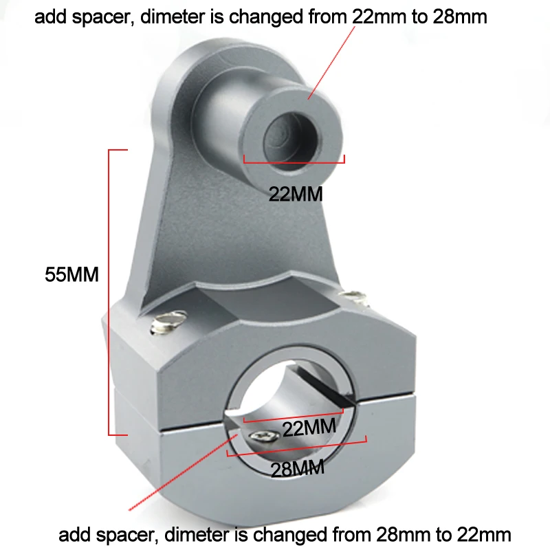 Для Honda Suzuki Yamaha KTM Triumph Kawasaki Универсальный 22 мм 7/" Мотоцикл CNC руль стояки ручка жир бар монтажный стояк