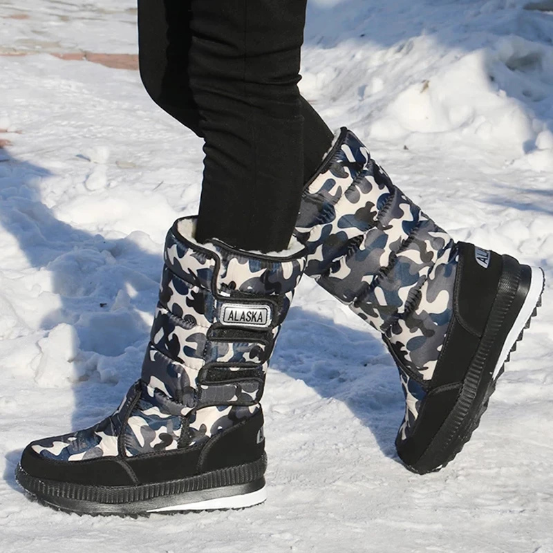 Brutal barajar Calle principal Los nuevos hombres tobillo botas hombres botas para la nieve de invierno al  aire libre de