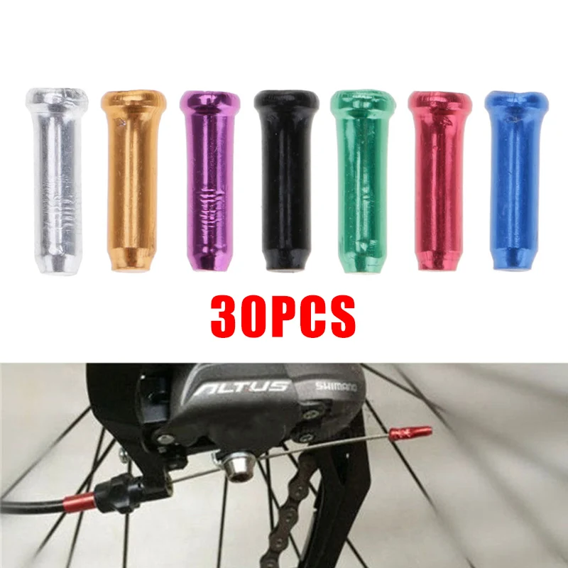 30PCS/Pack Bike Brake Cable Caps Ends Inner Cable Caps Bicycle Accessories
