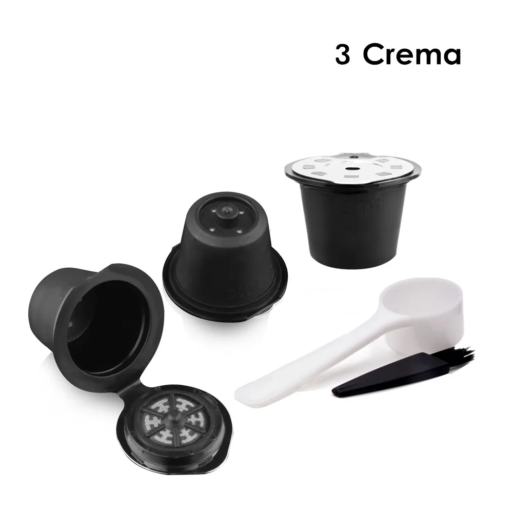 2 версии кофе капсулы для Nespresso многоразового кофе фильтр капсула чашка капельница для эспрессо кофеварка - Цвет: 3 Crema