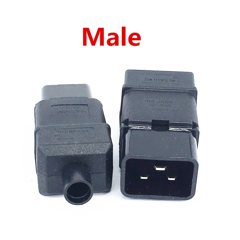 PDU/UPS  ǥ IEC320 C19 C20 16A 250V AC   ̺ ڵ Ŀ ̵ ÷   ÷, 1 