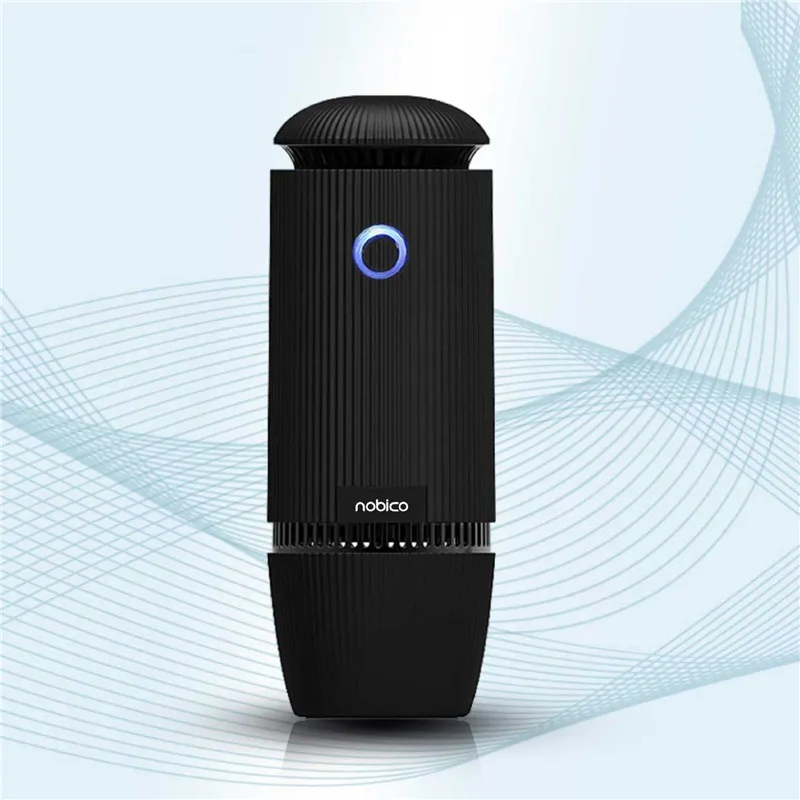 

Nobico J013 60ml Negative Ion Purification Humidifier Ultrasonic Atomizing Aromatherapy Car Air Purifier Automatic Power Cut