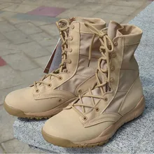 Сверхлегкие мужские армейские ботинки; Военная обувь; армейские ботильоны для мужчин; ботинки-дезерты/джунгли; Уличная обувь; Размеры 35-46