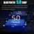 Автомобильный Громкой Связи Bluetooth 5.0 FM-Передатчик Автомобильный Комплект MP3-Модулятор Плеер Беспроводной Громкой Связи Аудио Приемник Двойной USB Быстрое Зарядное Устройство