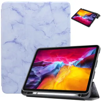 

Case for iPad Air 2020 iPad Air 4 Marble Pattern Slim Tablet Protective Cover with Stand and Pen Holder