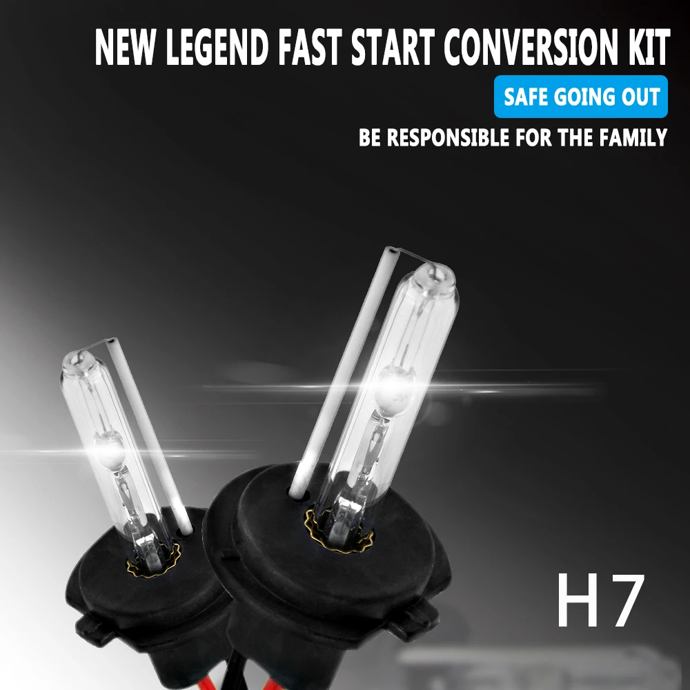 CROSSFOX 6000K HID балласт Наборы ксеноновый светильник автомобилей головной светильник лампочка H1 H3 H11 H7 ксенон H4 9005 9006 9007 9004 H13 880 3000 k-12000 K 35 Вт/55 Вт