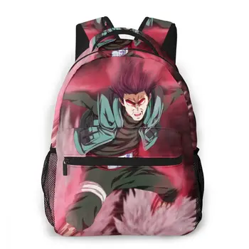 

Might Guy Custom Japanese Anime Naruto Print Cartoon Image paiting Casual Backpack