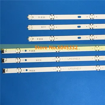 

New 6 PCS/set LED backlight strip for LG 43LF5100 LF51_FHD_A LF51_FHD_B LGE_WICOP_FHD 43INCH_REV00_A/B_150511