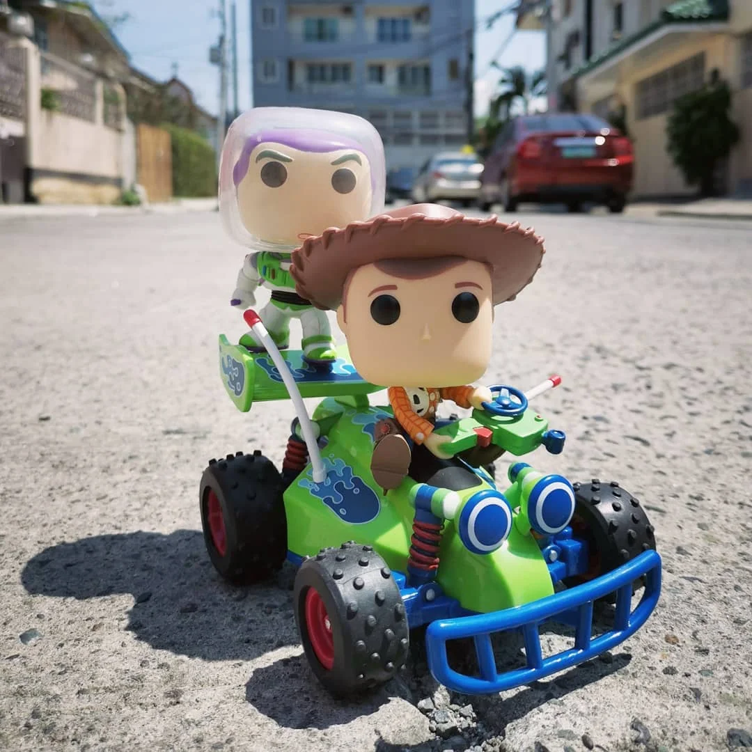 FUNKO POP Toy Story 4 Woody с RC виниловой фигуркой#56 водительская Вуди экшн-фигурка модель виниловая кукла игрушки подарки для детей Мальчики