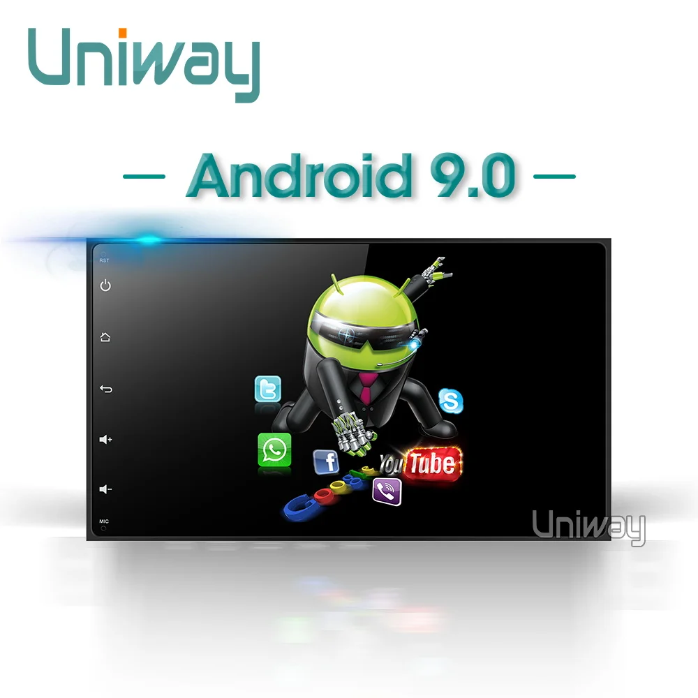 Uniway A17KLL9071 android 9 0 автомобильный dvd навигатор для toyota corolla/auris 2016 2017 Радио стерео