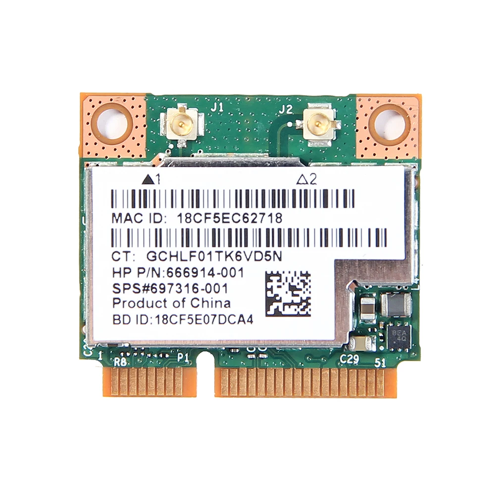 Dual Band Broadcom BCM943228HMB 802.11a/b/g/n 300Mbps Wifi Wireless ...