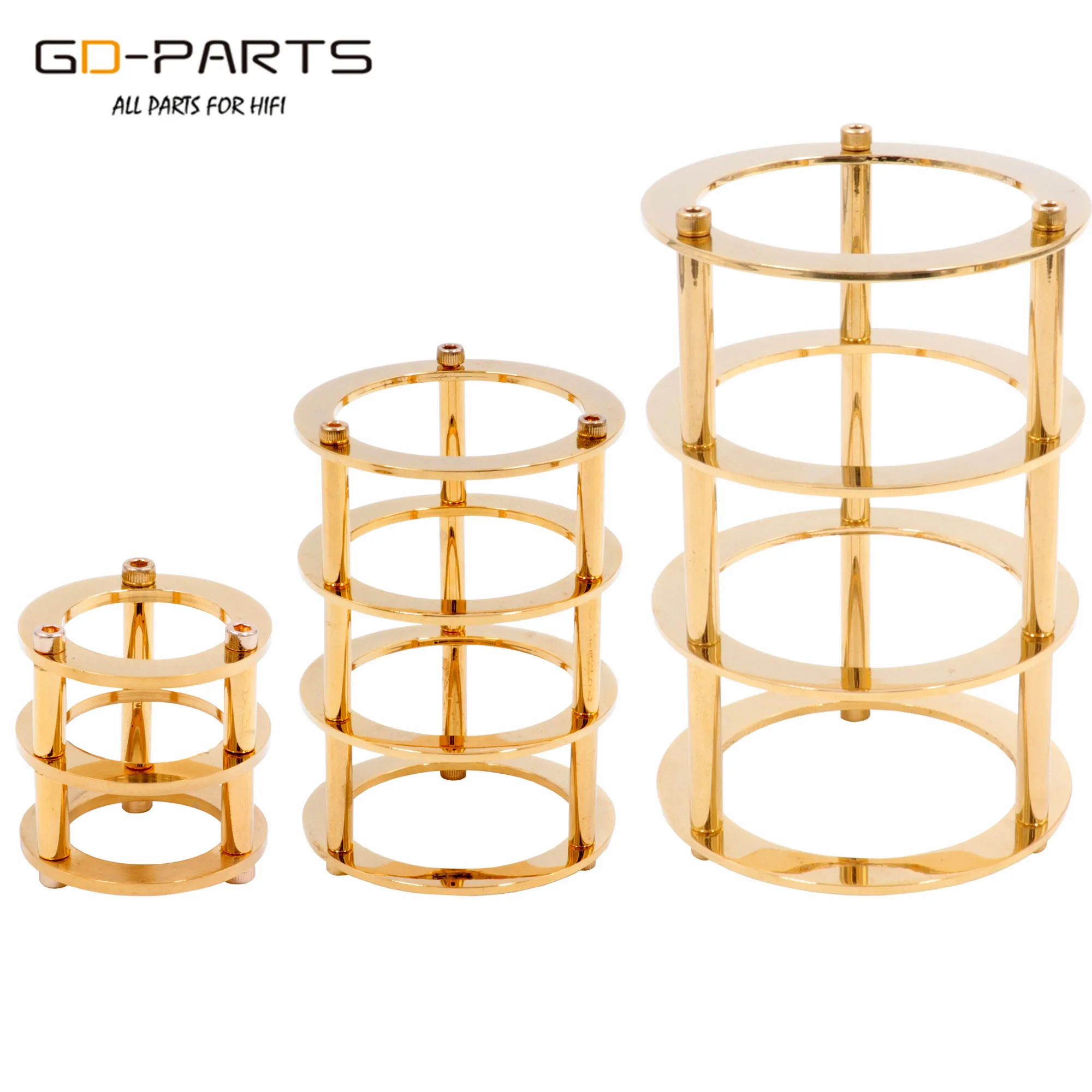 GD PARTS 1 шт хромированный/позолоченный латунный вакуумный протектор для EL34 300B 12AX7 6V6 6L6 Hifi винтажный аудио