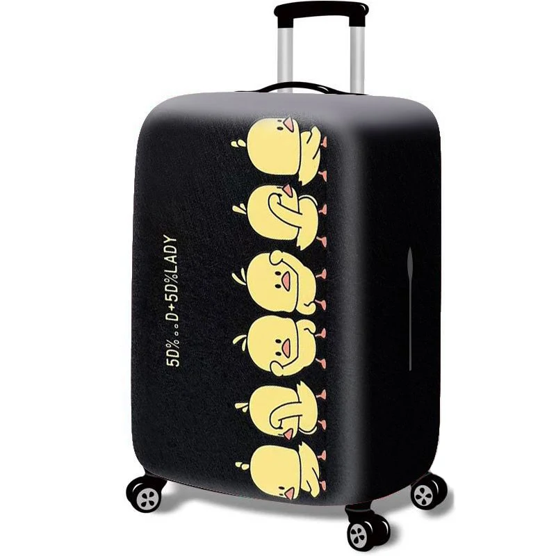 QIAQU эластичный мир путешествия багаж защитный чехол Животный узор костюм 18-32 дюймов чемодан Крышка качество аксессуары для путешествий - Цвет: Luggage cover u