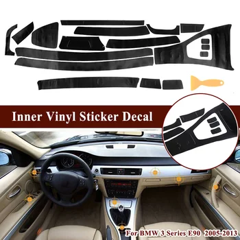 

3D Car Stickers Interior Vinyl Decal For BMW 3 Series E90 2005-2013 Replacement Practical