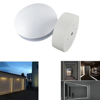 

Led Wall Lamp Outdoor Waterproof 10W Aisle Corridor Wall Lamp Bedroom Decoration Lamp White Aluminum