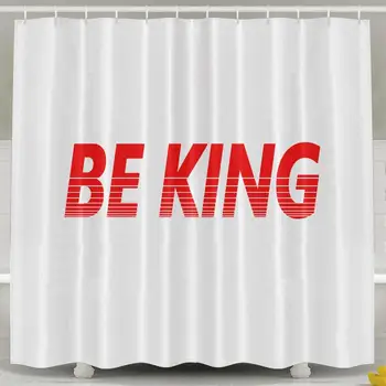 

Shower Bath Curtain Be Kind Positive Message of Love and Happiness Fashion