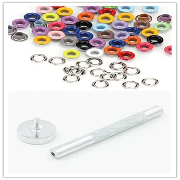 

Metal Garment Eyelets Multicolor Scrapbook Eyelet Inner Dia. 4MM/5mm/8MM Craft Sewing DIY Accessory. Eyelet installa tools