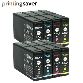 

8pcs 79XL Compatible for 7901 7902 7903 7904 Ink Cartridge For Epson WorkForce Pro WF-4630DWF WF-4640DTWF WF-5620DWF WF-5690DWF