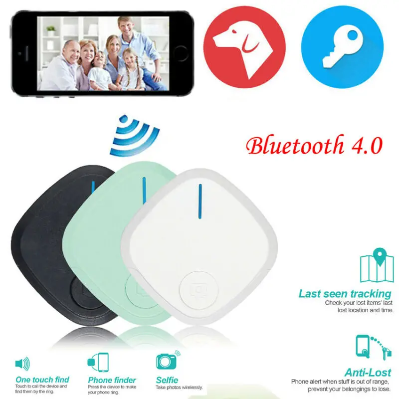 

Bluetooth GPS Mini Tracker Tracking Locator Alarm For Kids Key Pet Bicycle Car