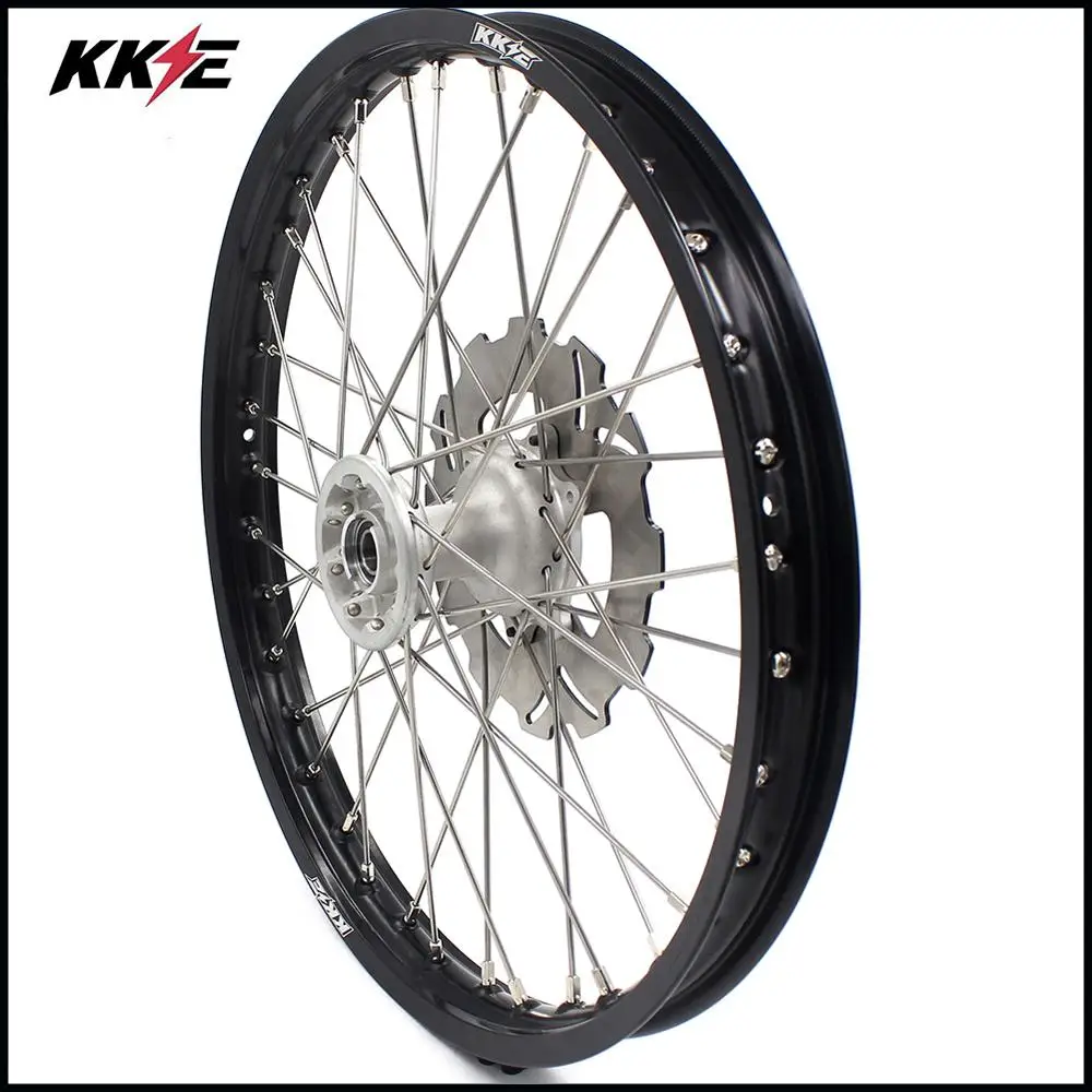 KKE 21& 19 дюйма литье выполните MX колеса Набор для HONDA CRF250R 04-13 CRF450R 02-12 Диски