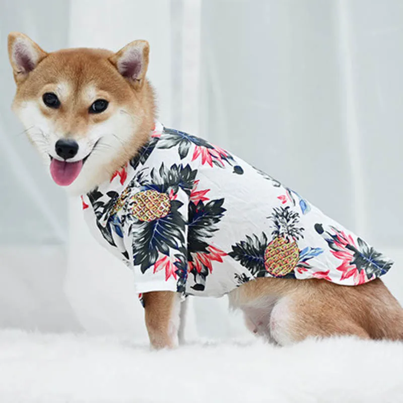 Модная одежда для кошек в стиле Hawiian, рубашка для кошек, одежда для кошек, одежда для щенков, одежда для кошек, костюм с кошечкой, жилет Mascotas Ropa