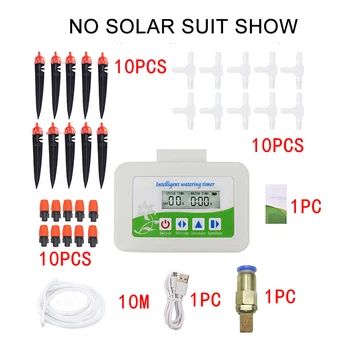 

new Waterproof Solar Intelligent Automatic Watering System Timer Watering Device Regularly Irrigating Flowers Plant Controller