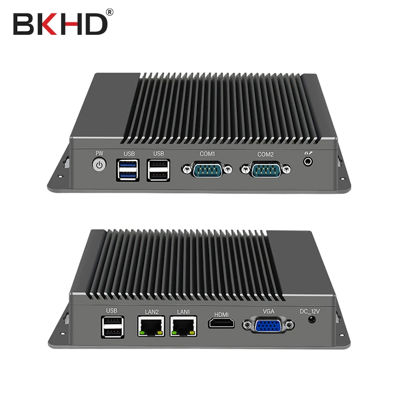 Celeron J3455 Mini Pc Senza Ventola Intel N2830 Dual Lan Windows 10 N2940 4 Core Mini Computer Desktop Industriale Com