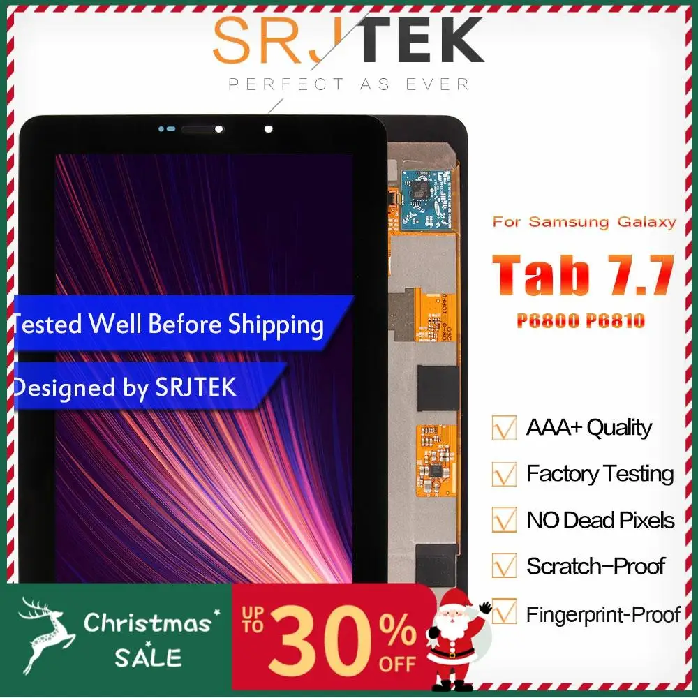Для samsung Galaxy Tab 7,7 P6800 P6810 i815, ЖК-дисплей, сенсорный экран, дигитайзер, датчик, стеклянная матрица, сборка, замена, P6800