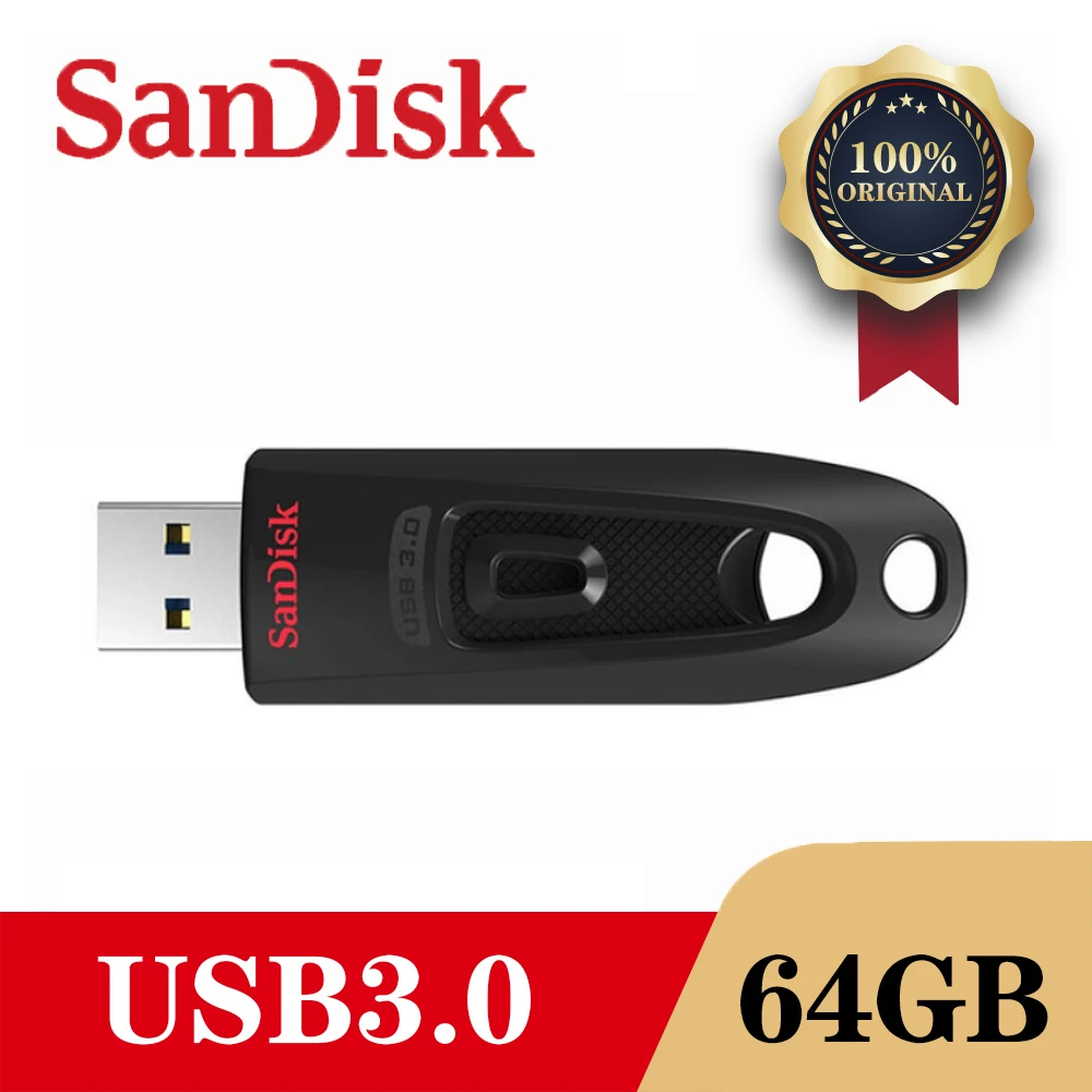 SanDisk CZ48 флеш-накопитель USB 3,0 диск 128 Гб 64 ГБ 32 ГБ 16 ГБ флеш-накопитель крошечная Флешка карта памяти устройство для хранения флэш-накопитель