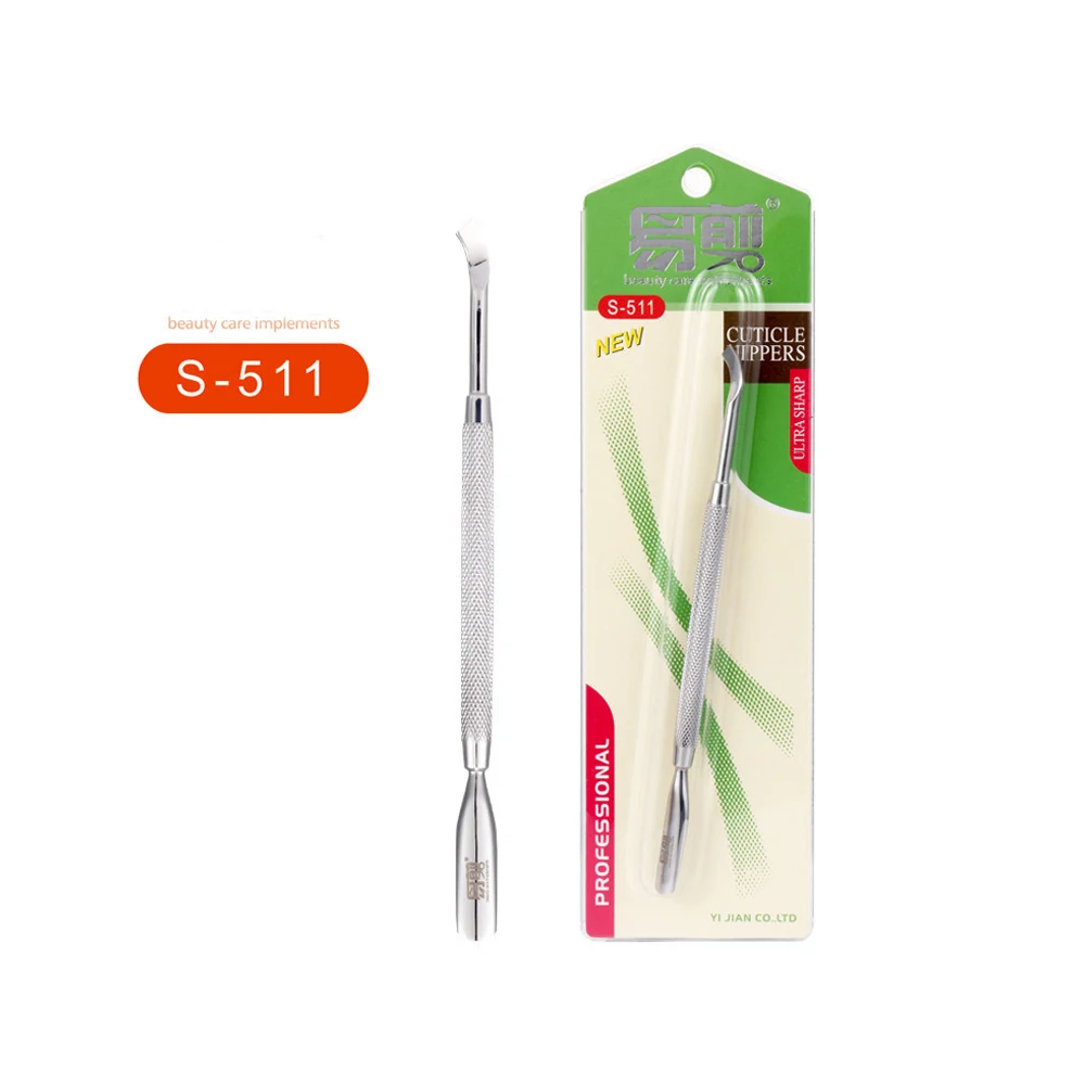 

1pc Stainless Steel Nail Art Dual-ended Finger Dead Skin Cut Remover Cuticle Pusher Manicure Pedicure Nail Care Tools